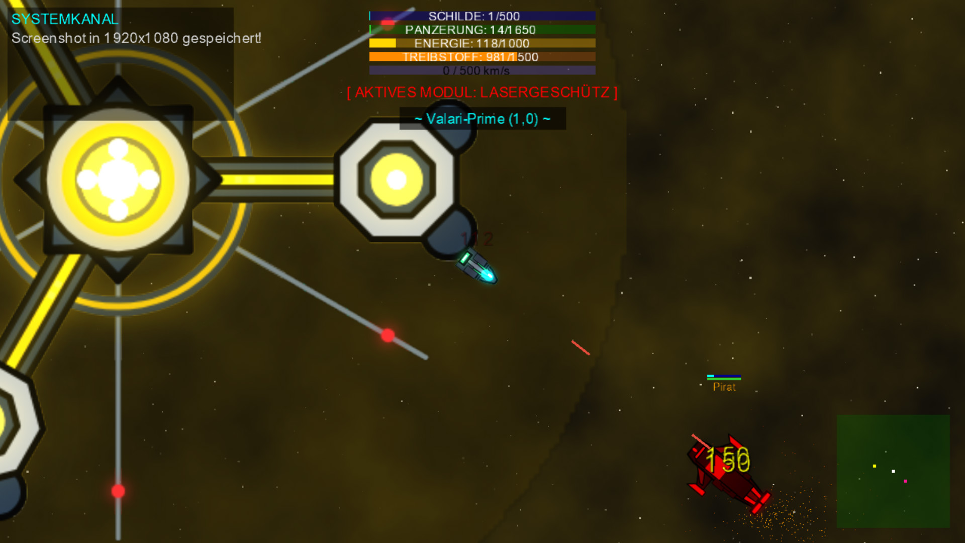Xenaris Gameplay Screenshot 3